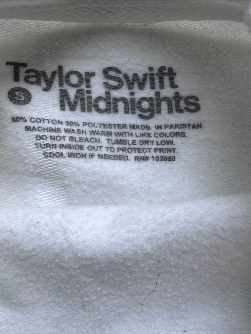 Taylor Swift White midnights Crewneck Sweatshirt - Picture 3 of 6